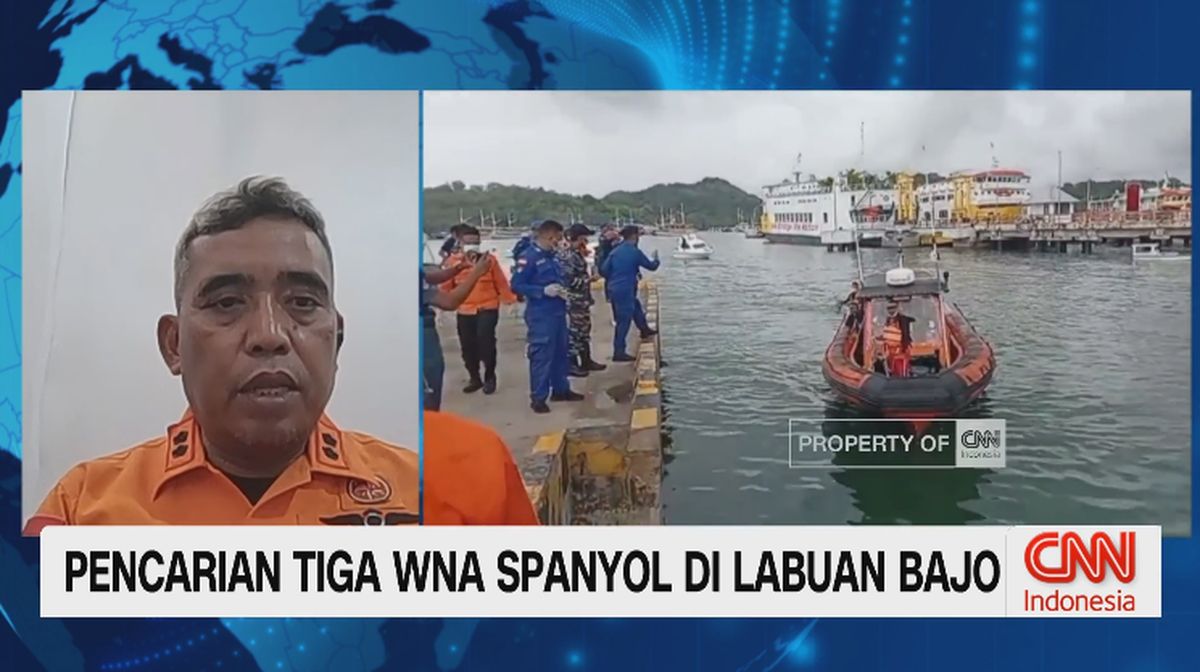 VIDEO: Pencarian Tiga WNA Spanyol di Labuan Bajo