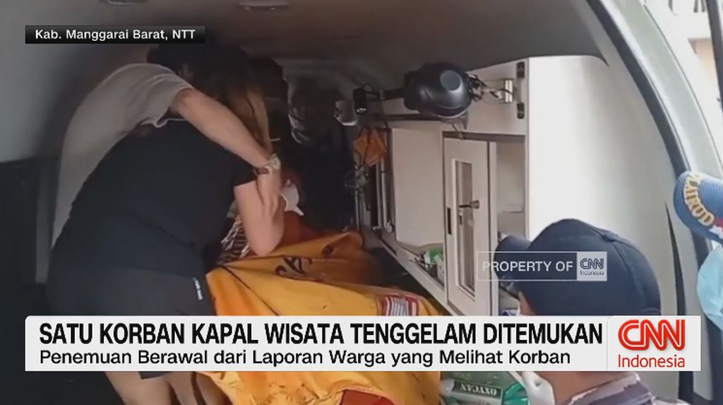 VIDEO: Satu Korban Kapal Wisata Tenggelam Ditemukan