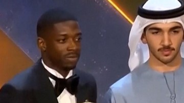 Update Eksklusif Olahraga CNN : Dembele Raih Gelar Pemain Terbaik di Dubai Globe Soccer Awards