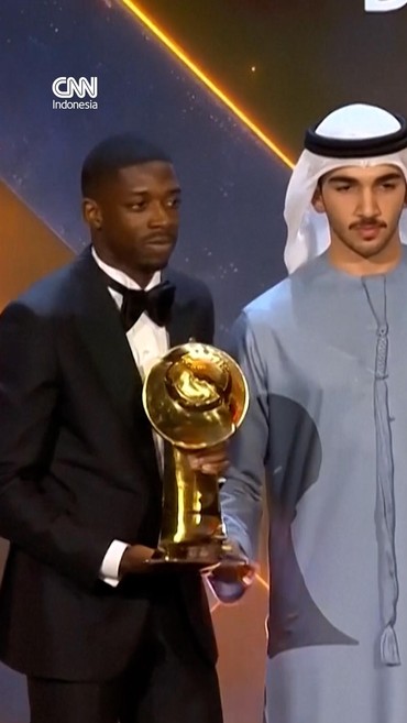 Dembele Raih Gelar Pemain Terbaik di Dubai Globe Soccer Awards