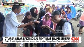 VIDEO: CT Arsa Gelar Bakti Sosial Penyintas Erupsi Semeru
