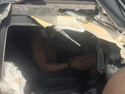 Begini Kondisi Lexus Anthony Joshua usai Kecelakaan Fatal Hantam Truk Lagi Parkir