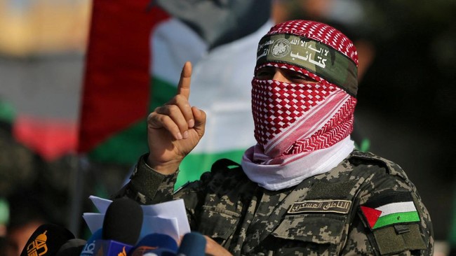 Sayap Hamas Brigade Al Qassam konfirmas juru bicara mereka Abu Obeida tewas akibat genosida Israel.