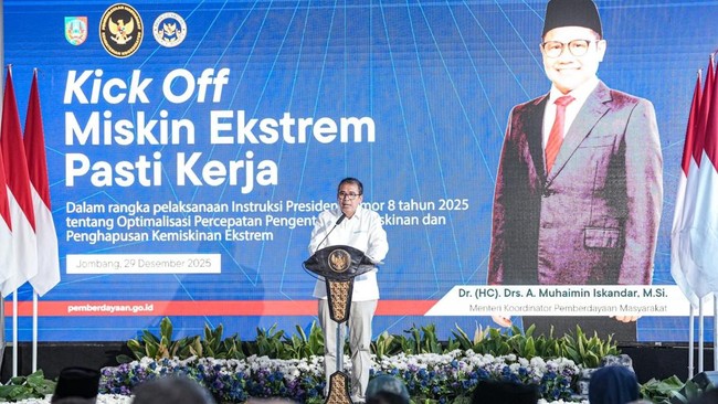 Kemenko PM meluncurkan program Miskin Ekstrem Pasti Kerja untuk mendorong warga miskin ekstrem mendapatkan kerja yang layak demi pengentasan kemiskinan.