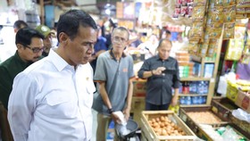 Mentan Sidak Pasar Tebet, Larang Permainan Harga Pangan saat Nataru