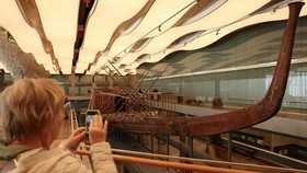 FOTO: Museum Agung Mesir Mulai Rakit Perahu Firaun