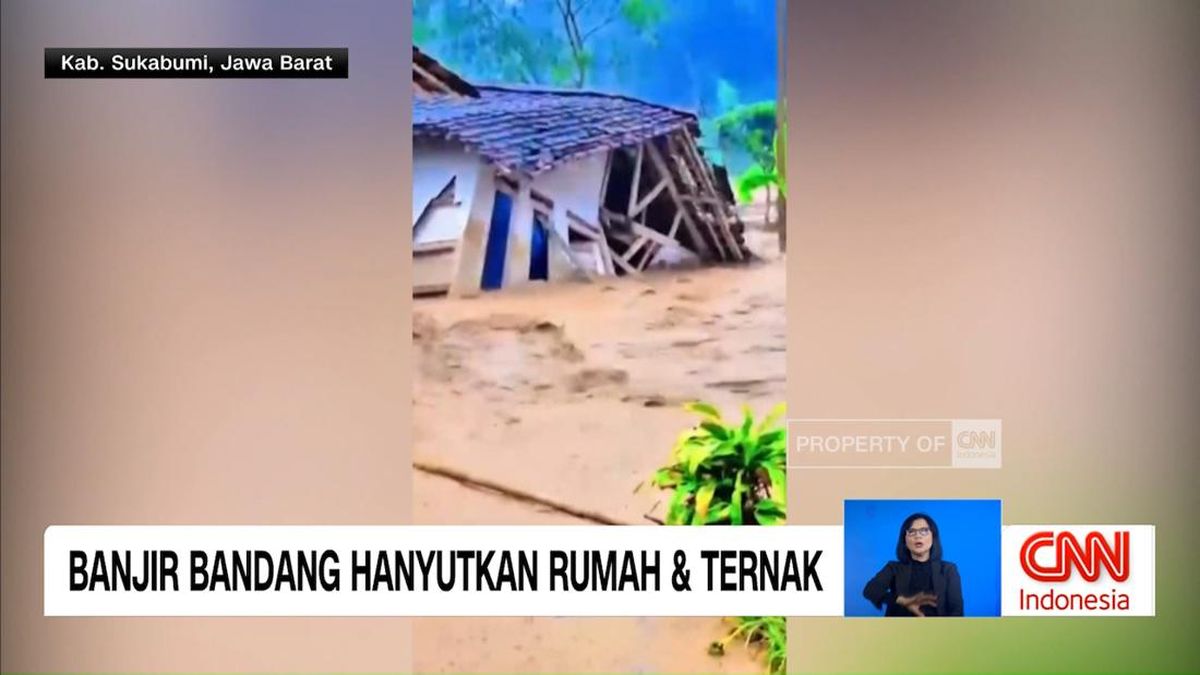 VIDEO: Banjir Bandang Hanyutkan Rumah dan Ternak