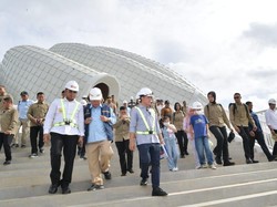 Progres Masjid IKN 98,4 Persen, Gibran Pastikan Siap Dipakai Idul Fitri