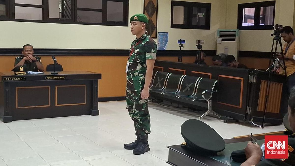 Danki A Yonif 834 Lettu Faisal Divonis 8 Tahun Penjara dan Pemecatan