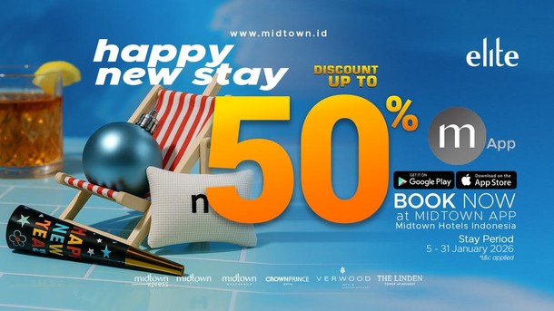 Staycation Awal Tahun: Midtown Hotels Beri Promo Setengah Harga 