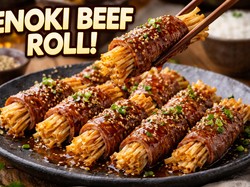 Resep Simpel Enoki Beef Roll untuk Potluck Tahun Baru