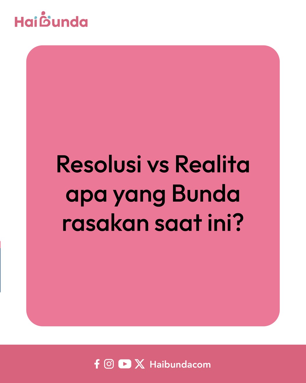 Memasuki tahun 2026&comma; Bunda memiliki resolusi baru juga nih&period; Salah satunya ingin menjadi ibu yang lebih sabar menghadapi Si Kakak&period; Bagaimana realitanya&quest;
