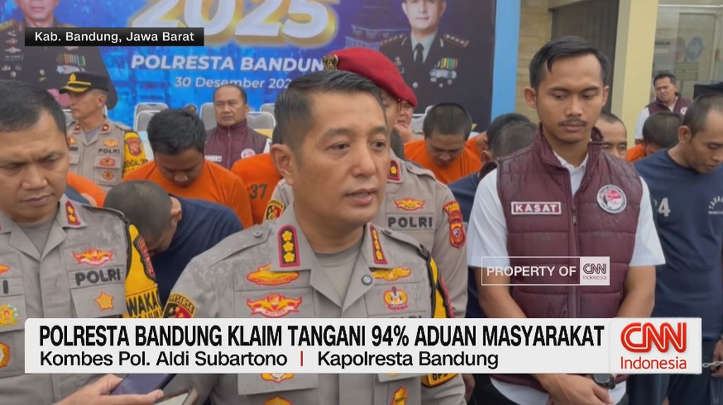 VIDEO: Polresta Bandung Klaim Tangani 94% Aduan Masyarakat