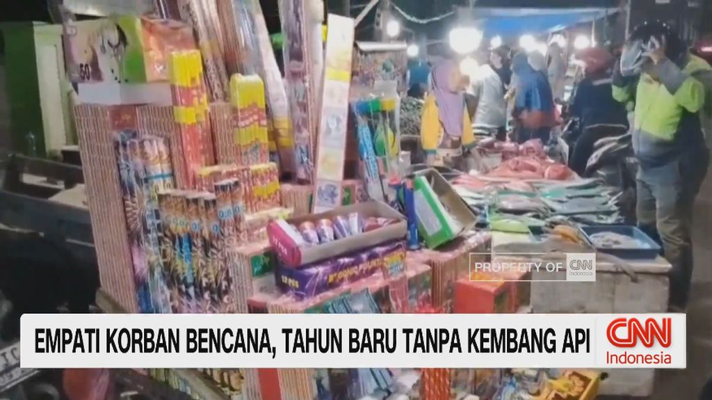 VIDEO: Empati Korban Bencana, Tahun Baru Tanpa Kembang Api