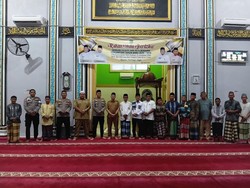 Polisi di Rohul Gelar Dzikir dan Doa Bersama Sambut Pergantian Tahun