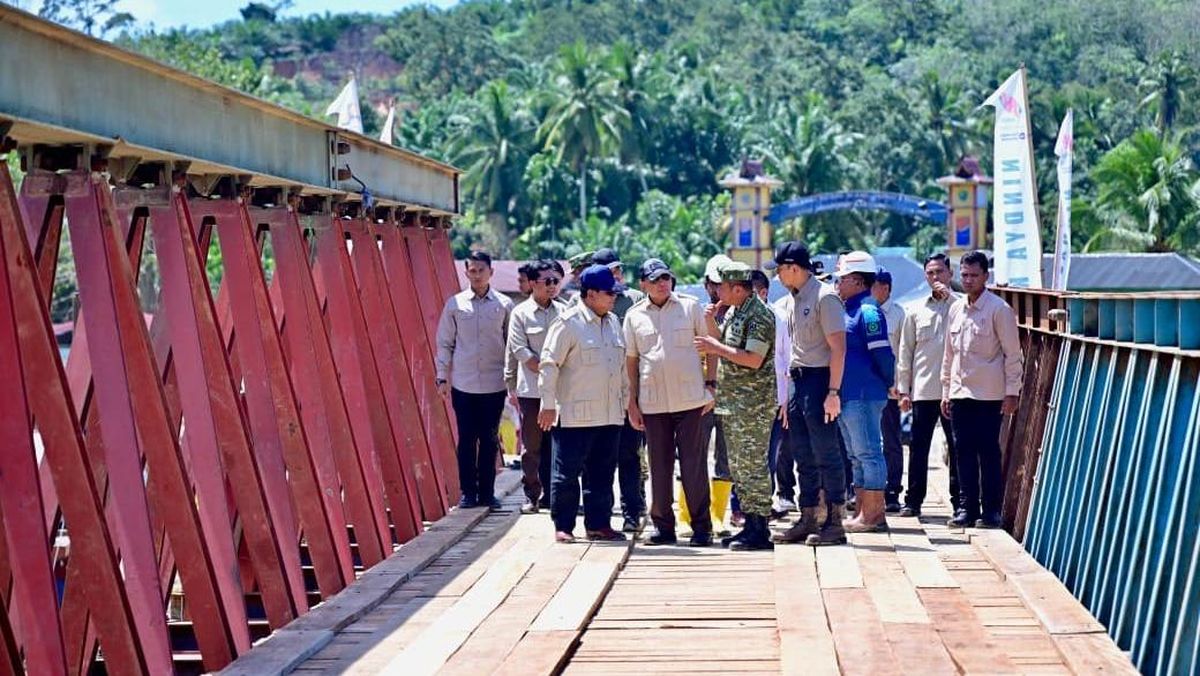 Prabowo Resmikan 218 Jembatan Bailey-Armco-Perintis se-Indonesia