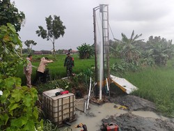 Viral Gas Bumi Nyembur 25 Meter dari Sumur Bor di Sragen, Ini Kata Polisi