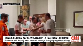VIDEO: Tangis Korban Kapal Wisata Minta Bantuan Gubernur