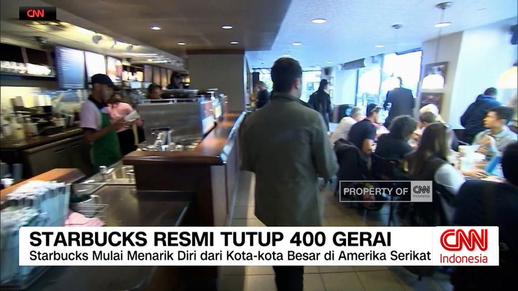 VIDEO: Starbucks Tutup Sekitar 400 Toko