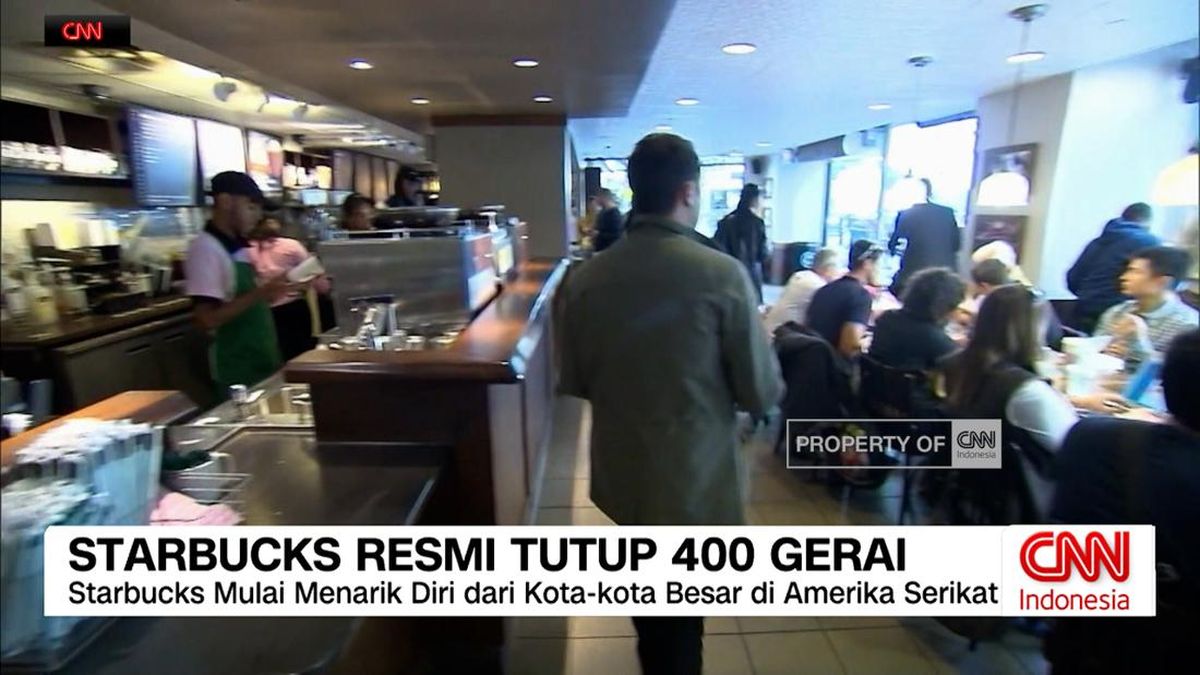 VIDEO: Starbucks Tutup Sekitar 400 Toko