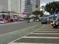 Video: Potret Jalanan Jakarta Lengang di Awal Tahun 2026
