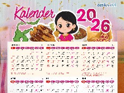 Download Kalender 2026 Keren, Lengkap Tanggal Masehi, Hijriah, Jawa-Weton