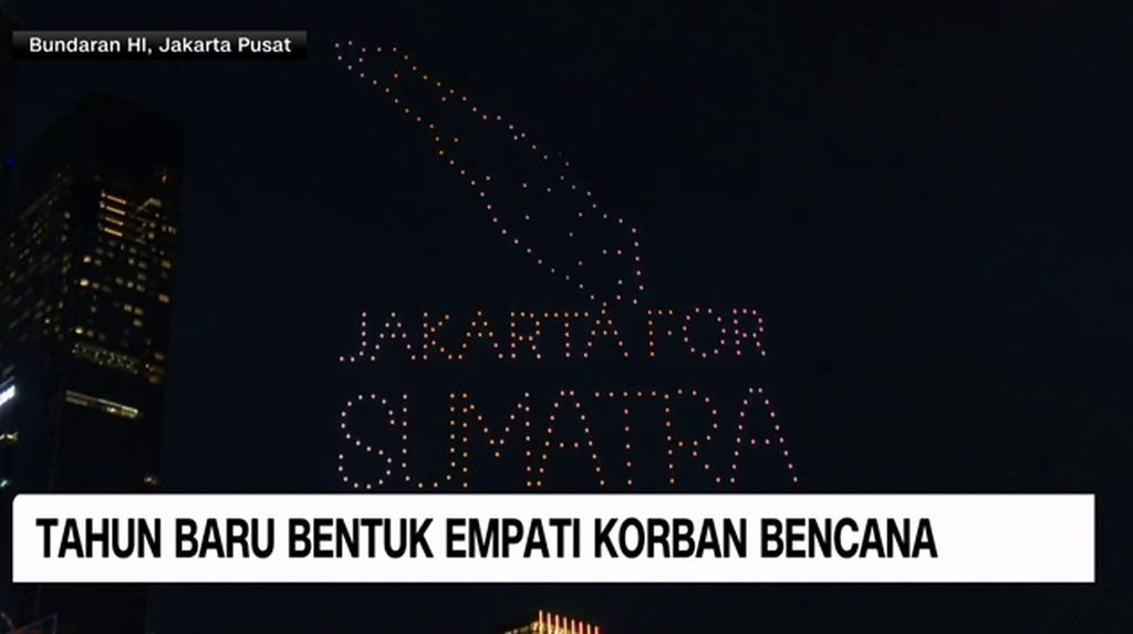 VIDEO: Jakarta Sambut 2026 Tanpa Kembang Api