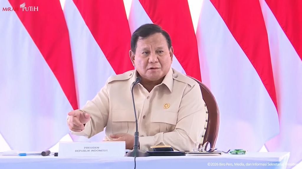 Prabowo Kembali Jelaskan Bencana Sumatra Tak Disebut Bencana Nasional