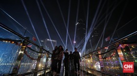 FOTO: Puncak Perayaan Tahun Baru 2026 di Bundaran HI