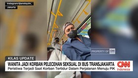 VIDEO: Wanita Jadi Korban Pelecehan Seksual di Bus Transjakarta