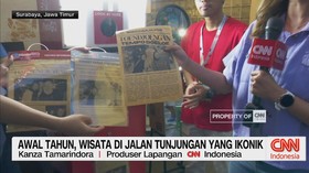 VIDEO: Awal Tahun, Wisata Di Jalan Tunjungan Yang Ikonik