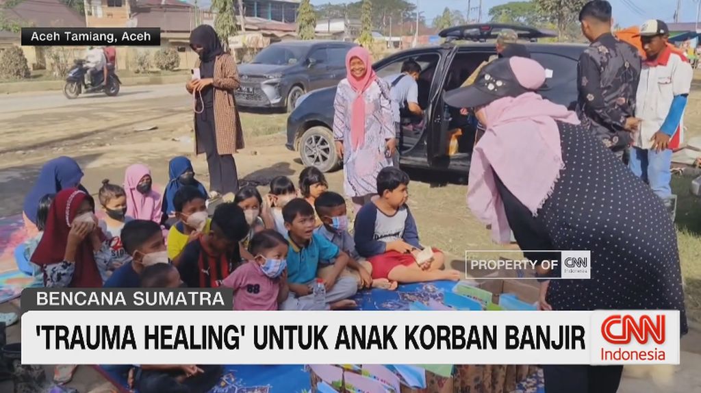 VIDEO: 'Trauma Healing' Untuk Anak Korban Banjir