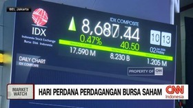 VIDEO: Hari Perdana Perdagangan Bursa Saham
