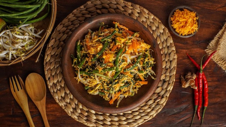 Ilustrasi urap sayur