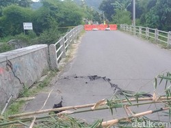 Amblas, Jembatan Klaten-Gunungkidul di Gantiwarno Ditutup