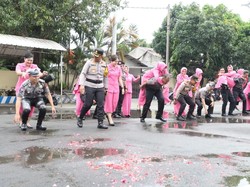 Polres Kediri Gelar Kenaikan Pangkat, Begini Pesan Kapolres