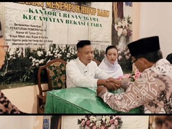 Viral Pengantin di Bekasi Nikah Hanya di KUA Tanpa Resepsi, Bikin Iri Netizen