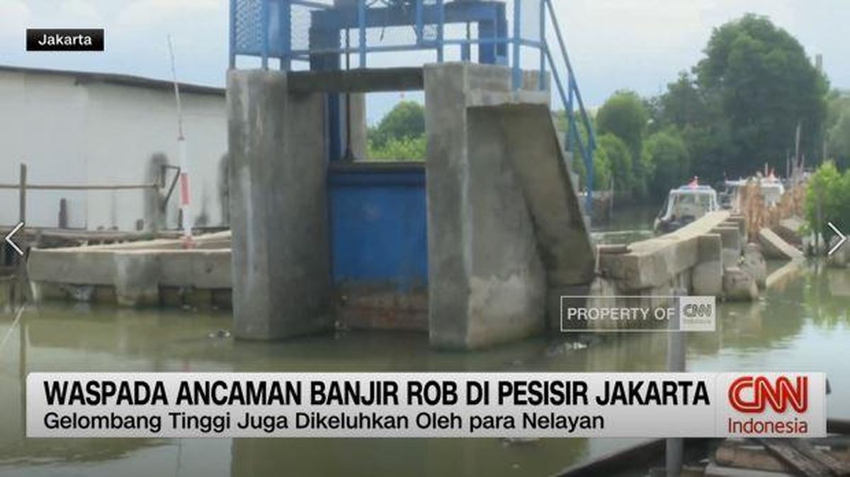 VIDEO: Waspada Ancaman Banjir Rob Di Pesisir Jakarta