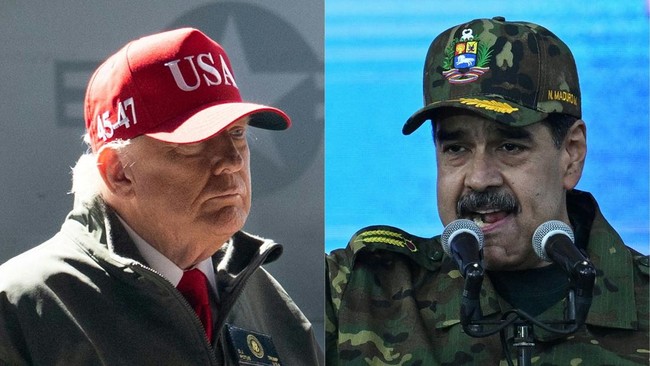 Presiden Donald Trump memamerkan Amerika Serikat sukses menculik Presiden Venezuela Nicolas Maduro dan Ibu Negara Cilia Flores pada akhir pekan lalu.