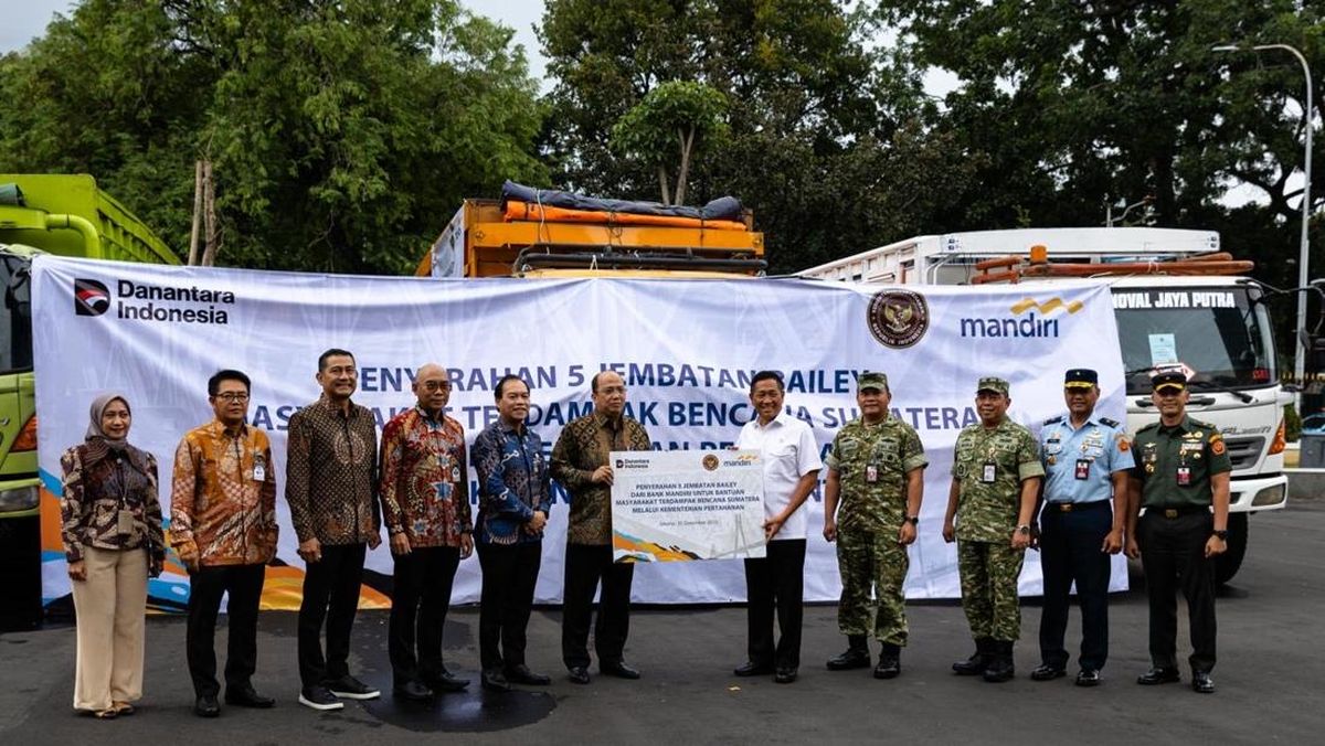Bank Mandiri Dukung Kemhan Bangun 5 Jembatan Bailey untuk Konektivitas