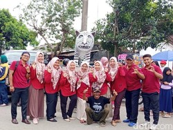 Berkah Patung Macan Putih Mirip Kuda Nil bagi Warga Balongjeruk Kediri