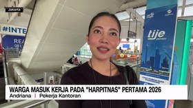 VIDEO: Warga Masuk Kerja Pada 'Harpitnas' Pertama 2026