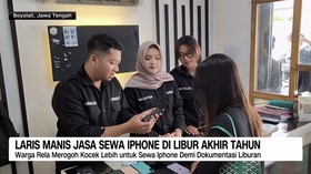 VIDEO: Libur Panjang Dongkrak Omzet Sewa iPhone di Boyolali