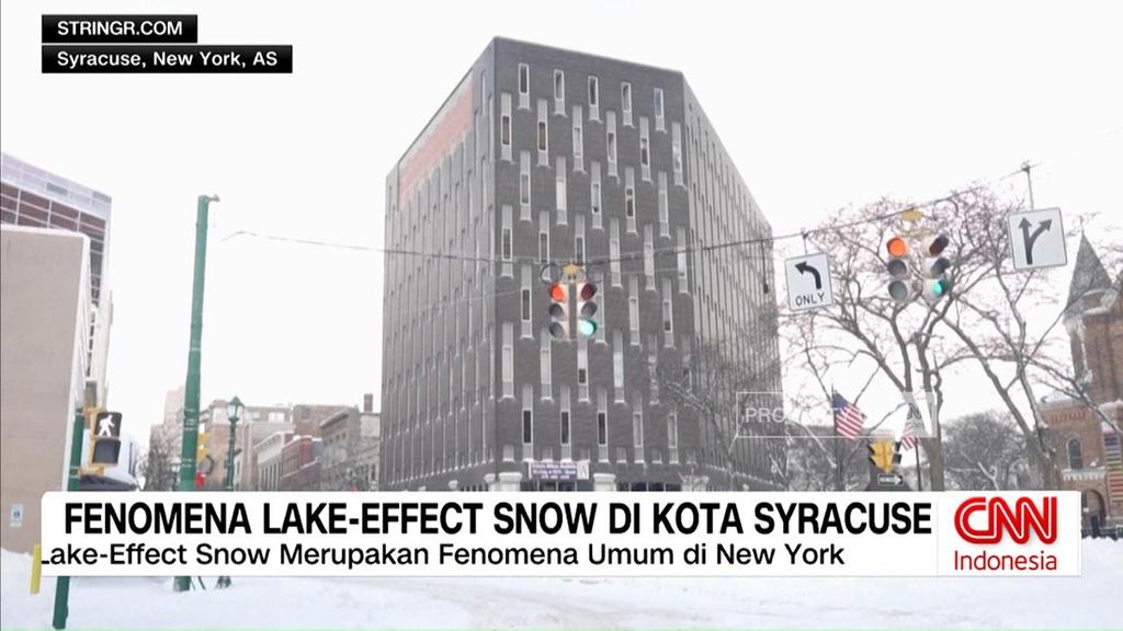 VIDEO: Badai Salju Landa Eropa dan Amerika Serikat