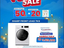 Mesin Cuci Front Load 7 Kg di Transmart Full Day Sale Rp 3,9 Juta