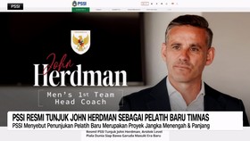 VIDEO: PSSI Resmi Tunjuk John Herdman Jadi Pelatih Timnas Indonesia