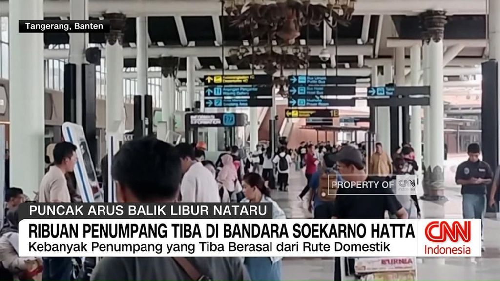 VIDEO: Puncak Arus Balik Libur Nataru Terjadi Hari Ini