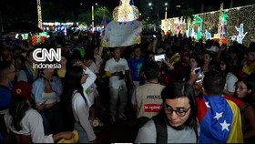 Warga Venezuela Tumpah Ruah ke Jalan Rayakan Penangkapan Maduro