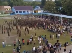 Heboh TNI Vs Brimob Bentrok Usai Pertandingan Sepakbola di Buton Selatan