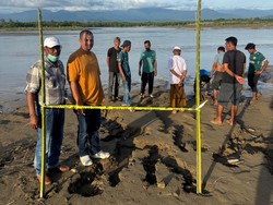 Muncul Gelembung Diduga Gas Usai Banjir di Nagan Raya, Pemkab Turunkan Tim